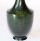Vintage Bronze Japanese Green Patinated Verdigris Mid Century Bottle Vase Poem Vases photo 6