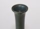 Vintage Bronze Japanese Green Patinated Verdigris Mid Century Bottle Vase Poem Vases photo 7