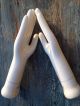 2 Porcelain Sculpture Glove Hand Molds,  General Porcelain,  Left & Right,  Sz 71/2 Industrial Molds photo 1