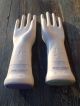 2 Porcelain Sculpture Glove Hand Molds,  General Porcelain,  Left & Right,  Sz 71/2 Industrial Molds photo 2