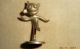Antique Wiener Werkstatte Hagenauer Whw Bronze Miniature Figure Felix Cat 1 Metalware photo 1