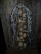 Primitive Gourd Garland Cluster,  Extra Long,  Early Look Homestead Dried,  W/raffia Primitives photo 4