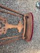 Antique French Walnut Prayer Chair Kneeling Chair With Velvet And Carved Cross Other Antique Furniture photo 3