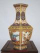 Antique Handmade Painting Cloisonne Porcelain Vase Flower W Yongzheng Mark Vases photo 2