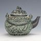 Chinese Antique Bronze Hand Carved Dragon & Phoneix Pattern Teapot Teapots photo 4