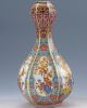 Chinese Enamel Color Bottles Drawn Bird & Flower Vase W Yongzheng Mark Vases photo 4
