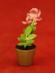 Vintage Vienna Bronze Cold Painted - Pink Flowers In A Flower In Pot Metalware photo 2