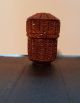 Antique Victorian Coquilla Nut Cylinder Hand Carved Sewing/ Needle Case Needles & Cases photo 10