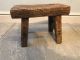 Antique Solid Oak Milking Stool,  Table,  Stand,  Very Antique 1800-1899 photo 3