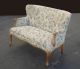 Vintage French Country Cottage Settee Loveseat Floral Print Post-1950 photo 1