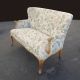 Vintage French Country Cottage Settee Loveseat Floral Print Post-1950 photo 3