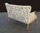 Vintage French Country Cottage Settee Loveseat Floral Print Post-1950 photo 4