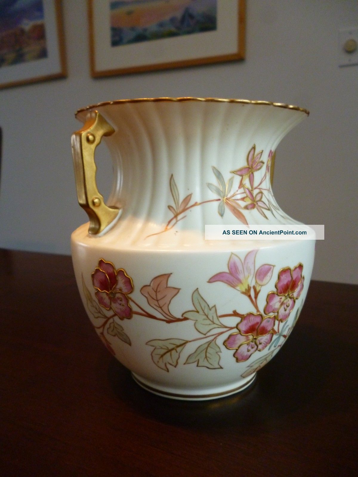 Antique Vintage Porcelain Vase Or Urn Pointons Stoke On Trent Vases photo