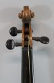 Antique 4/4 Figured German Violin W/ Abraham Lincoln Transfer Back,  Nr String photo 4