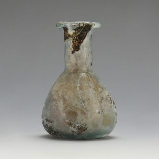 Small Roman Glass Unguentarium photo