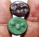 Rabbit Stamp Circa.  400 A.  D Sassanian Empire Zoomorphic Pirite Dome Seal Matrix Near Eastern photo 1