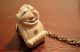 Carved Alaskan Inuit Billiken Tie Tac - Gold Nugget Belly Button Nr Native American photo 1