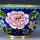 Chinese Cloisonne Hand Carved Flower Bowl Jtl050 Bowls photo 1