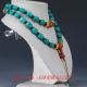 Chinese Old Turquoise&red Coral &deeswax Handwork Decoration Necklacesxl060 Necklaces & Pendants photo 3