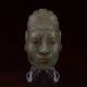 Pre Columbian Mayan Stone Face Maskette Pendant - Antique Statue - Olmec Mayan The Americas photo 2