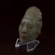 Pre Columbian Mayan Stone Face Maskette Pendant - Antique Statue - Olmec Mayan The Americas photo 3