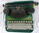 Vintage 1920 ' S L C Smith & Corona Green Typewriter Typewriters photo 1