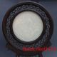 Chinese Round Wood Inlay Afghanistan Jade Carved Birds & Fruit Screen Other Chinese Antiques photo 6