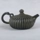 Chinese Bronze Handwork Carved Flower & Cover Teapot W Qianlong Mark Qt038 Teapots photo 2