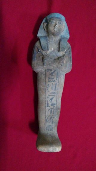 Ancient Egyptian Ushabti (2600 - 2100 Bc) photo