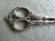 Antique Sterling Silver Scissors Victorian Germany Sewing Embroidery Ornate Other Antique Sterling Silver photo 2