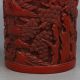 Chinese Hand - Carved Exquisite Natural Landscape Pattern Lacquerware Pen Holder Brush Pots photo 5