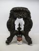 Anglo Indian Carved Teak Export Victoriana Plant Vase Fern Stand Dolphins Nr Yqz 1800-1899 photo 1