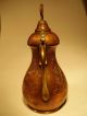 Antique Islamic Middle Eastern Tea Pot Copper With Brass Handle 12cm Tall Islamic photo 3