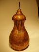 Antique Islamic Middle Eastern Tea Pot Copper With Brass Handle 12cm Tall Islamic photo 4