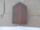 Antique Wall Hanging Cupboard Primitive Country Wood Cabin Shabby 1900-1950 photo 1