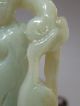 Antique Old Chinese Nephrite Celadon Jade Statues/ Pendant Boy Other Antique Chinese Statues photo 4