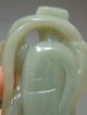 Antique Old Chinese Nephrite Celadon Jade Statues/ Pendant Boy Other Antique Chinese Statues photo 6