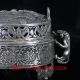 Chinese Crusted Silve Copper Handwork Carved Hollow Out Dragon Incense Burner Incense Burners photo 2
