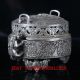 Chinese Crusted Silve Copper Handwork Carved Hollow Out Dragon Incense Burner Incense Burners photo 4