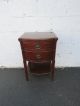 Mahogany Nightstand End Side Table 8470 1900-1950 photo 9