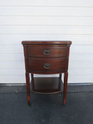 Mahogany Nightstand End Side Table 8470 photo