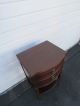 Mahogany Nightstand End Side Table 8470 1900-1950 photo 2
