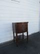 Mahogany Nightstand End Side Table 8470 1900-1950 photo 3