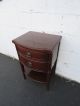 Mahogany Nightstand End Side Table 8470 1900-1950 photo 7