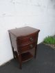 Mahogany Nightstand End Side Table 8470 1900-1950 photo 8