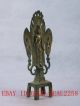 Chinese Bronze Gilt Handwork Carved Buddha Statues Qt065 Other Antique Chinese Statues photo 4