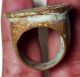 Bronze Rare Roman Coin Old Wonderful Ring 7 Size Roman photo 3