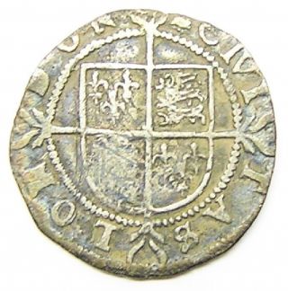 Tudor Silver Halfgroat Of Queen Elizabeth I Mm Bell C.  1582 - 1583 A.  D. photo