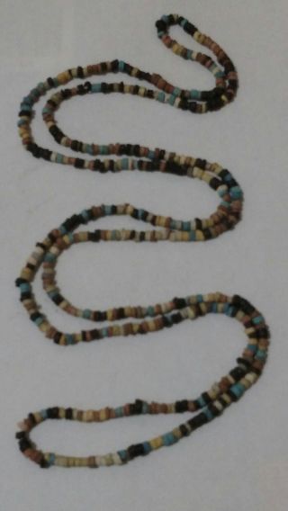Wonderful Egyptian Pharaoh ' S Necklace,  Mummy Beads Terracotta 34 