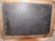 Antique Double Sided Slate School Chalkboard Cloth Twine Cover And Slate Pencils Primitives photo 4